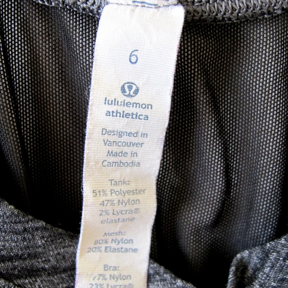 LULULEMON tank top with sports bra - Picture 5 of 5